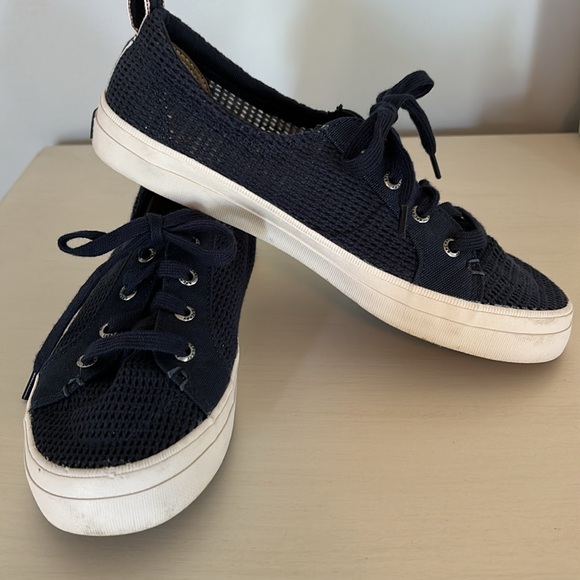 Sperry Navy Mesh Sneakers. Size 6.5 - Picture 8 of 10